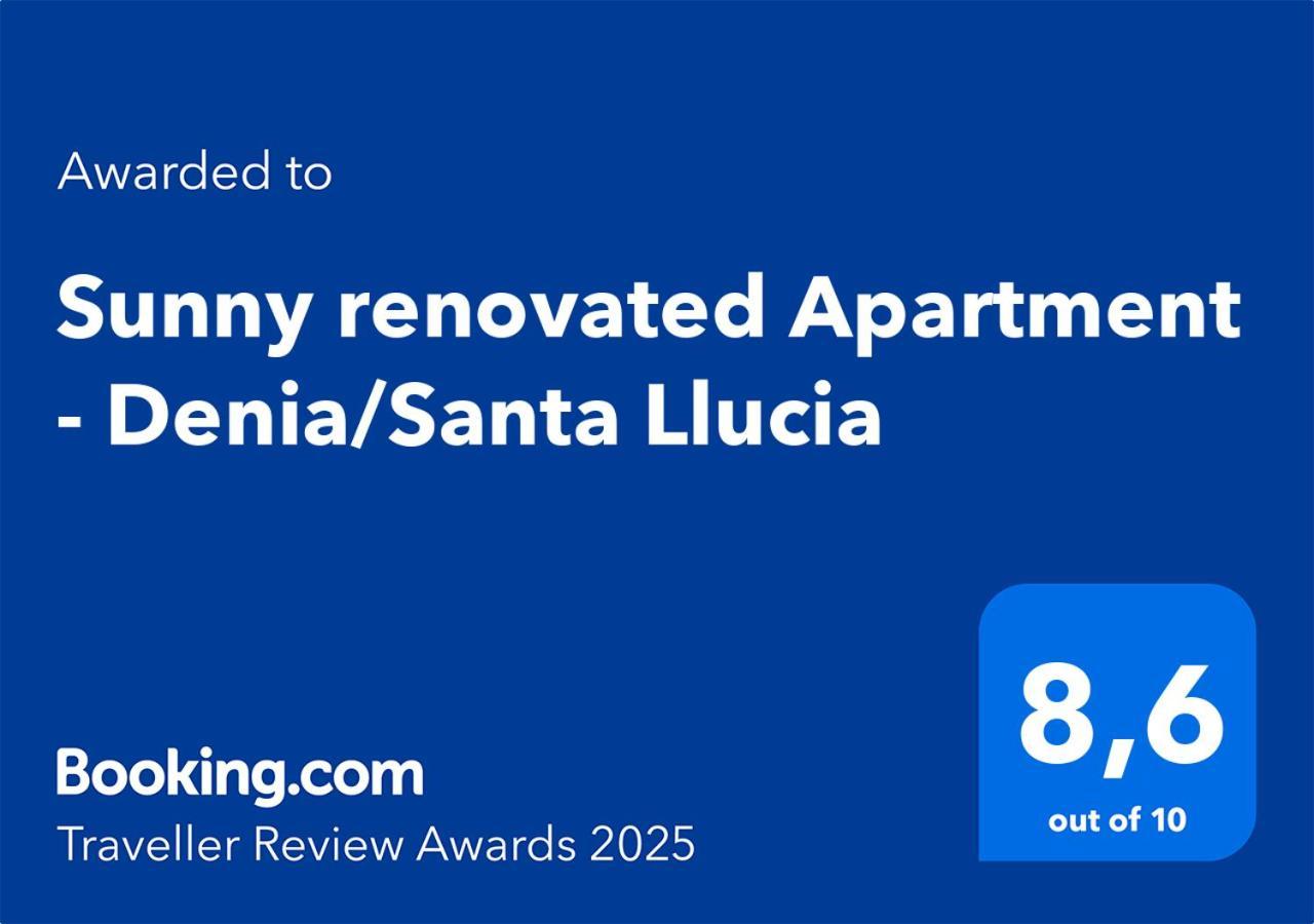 Sunny Renovated Apartment - Denia/Santa Llucia Екстериор снимка